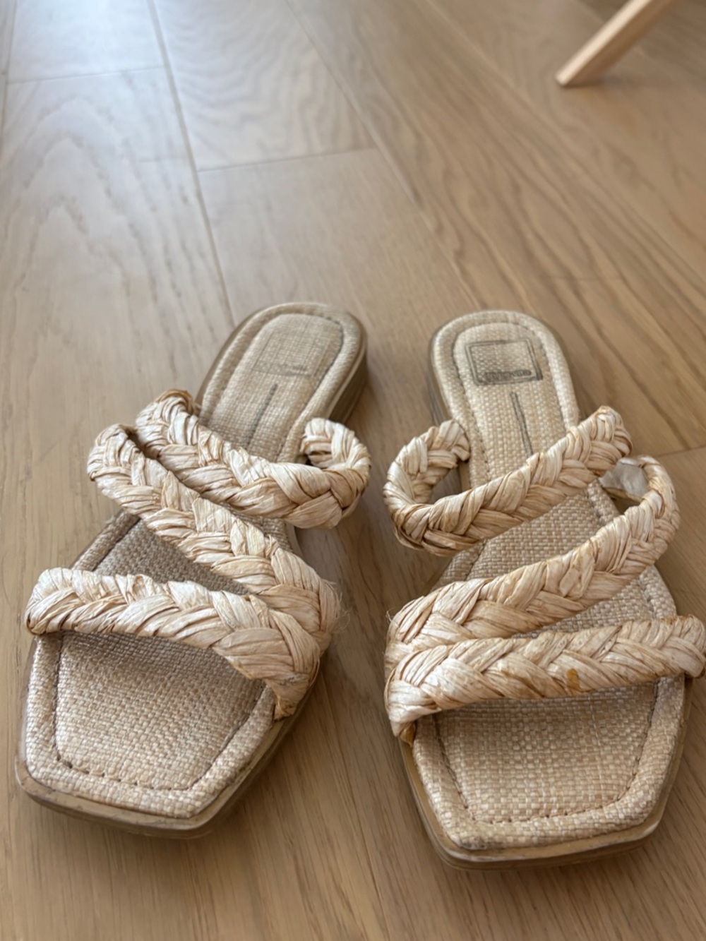 Dolce Vita- Straw Sandals